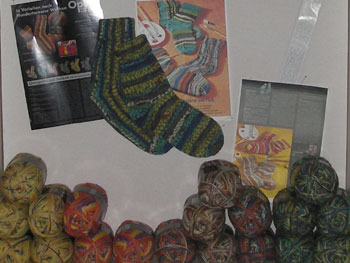 Hundertwasser-Socken